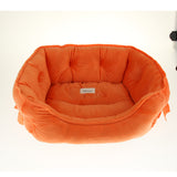 Maxbell Pet Dog Bed Warming House Soft Nest Dog Baskets Winter Warm Kennel orange