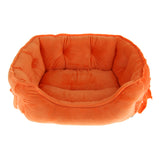 Maxbell Pet Dog Bed Warming House Soft Nest Dog Baskets Winter Warm Kennel orange