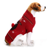 Maxbell XS/S/M/L Size Pet Dog Winter Warm Sweater Poodle Coat Apparel Deer Red S