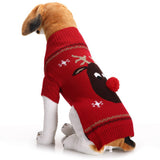 Maxbell XS/S/M/L Size Pet Dog Winter Warm Sweater Poodle Coat Apparel Deer Red S