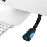 Maxbell USB3.0 Extension Cable USB 3.0 Male to Female Data Sync Extender Cable 150cm