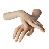 Maxbell Women Nail Practice Mannequin Fake Hands Jewelry Bangle Display Manikin Hand