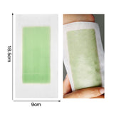 Maxbell 13pcs Depilaton Waxing Strips Arm Legs Bikini Hair Removal Sponge Pad Set Green