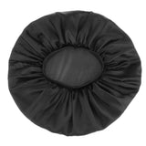 Maxbell Adjustable Satin Silk Bonnet Night Sleep Cap Hat For Long Curly Natural Hair Black