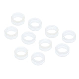 Maxbell 10x Barber Hairdressing Shears Scissors Finger Ring Grips Inserts White