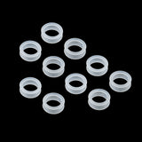 Maxbell 10x Barber Hairdressing Shears Scissors Finger Ring Grips Inserts White