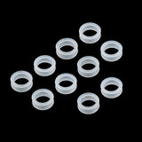 Maxbell 10x Barber Hairdressing Shears Scissors Finger Ring Grips Inserts White