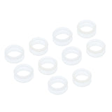 Maxbell 10x Barber Hairdressing Shears Scissors Finger Ring Grips Inserts White