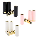 Maxbell 3Pcs Empty Lipstick Containers DIY Lip Balm Tubes Lips Gloss Bottles Pink