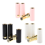 Maxbell 3Pcs Empty Lipstick Containers DIY Lip Balm Tubes Lips Gloss Bottles Pink