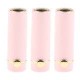 Maxbell 3Pcs Empty Lipstick Containers DIY Lip Balm Tubes Lips Gloss Bottles Pink