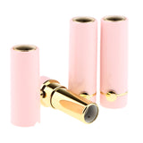 Maxbell 3Pcs Empty Lipstick Containers DIY Lip Balm Tubes Lips Gloss Bottles Pink