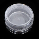 Maxbell 20Pcs 3g Cosmetic Empty Jars Makeup Lip Balm Container Nail Tips Storage Box