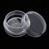 Maxbell 20Pcs 3g Cosmetic Empty Jars Makeup Lip Balm Container Nail Tips Storage Box