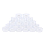 Maxbell 20Pcs 3g Cosmetic Empty Jars Makeup Lip Balm Container Nail Tips Storage Box