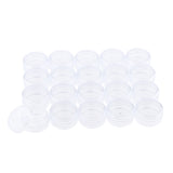 Maxbell 20Pcs 3g Cosmetic Empty Jars Makeup Lip Balm Container Nail Tips Storage Box