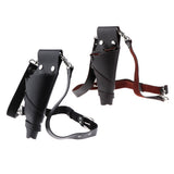 Maxbell Genuine Leather Hair Scissor Storage Case Salon Pet Hairdressing Tools Pouch Brown