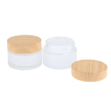 Maxbell 2x Mini Sample Bottle Cosmetic Makeup Jar Pot Cream Lip Balm Containers  50g