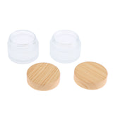 Maxbell 2x Mini Sample Bottle Cosmetic Makeup Jar Pot Cream Lip Balm Containers  50g