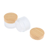 Maxbell 2x Mini Sample Bottle Cosmetic Makeup Jar Pot Cream Lip Balm Containers  50g