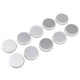 Maxbell 10pcs Aluminium Lip Balm Tin Pots Cosmetic Cream Jars Bottle Container A-15ML-4 x 1.8cm