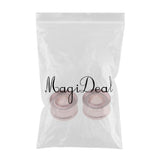 Maxbell 2x DIY Lipstick Mold Ring Lip Balm DIY Mould 12.1mm Tube Makeup Tool Rose Gold