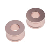 Maxbell 2x DIY Lipstick Mold Ring Lip Balm DIY Mould 12.1mm Tube Makeup Tool Rose Gold