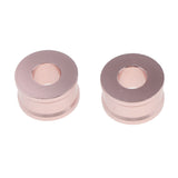 Maxbell 2x DIY Lipstick Mold Ring Lip Balm DIY Mould 12.1mm Tube Makeup Tool Rose Gold