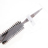 Maxbell Salon Bristle Wavy Hair Round Brush Barrel Hair Styling Comb Hairbrush 10 Row