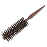 Maxbell Salon Bristle Wavy Hair Round Brush Barrel Hair Styling Comb Hairbrush 10 Row