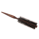Maxbell Salon Bristle Wavy Hair Round Brush Barrel Hair Styling Comb Hairbrush 10 Row