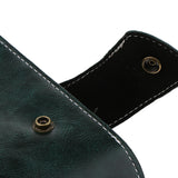 Maxbell PU Leather Barber Scissors Shears Combs Clips Tools Holder Pouch Waist Bag Green