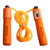 Maxbell Adjustable Jump Rope Workout Skipping Cord with Automatic Counter Orange
