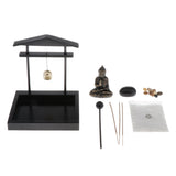 Maxbell Zen Buddhism Meditation Buddhist Statue Garden Home Buddha Incense Sand 1906