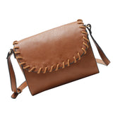 Maxbell Womens PU Leather Handbag Purse Satchel Crossbody Shoulder Bag  Brown