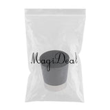 Maxbell Straw Dispenser Holder 3 Compartments Plastic Straw Dispenser Black