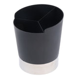Maxbell Straw Dispenser Holder 3 Compartments Plastic Straw Dispenser Black