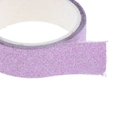 Maxbell Glitter Tape Shiny Colored Masking Tape Sticky Adhesive DIY Tape Pure Color