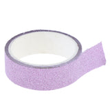 Maxbell Glitter Tape Shiny Colored Masking Tape Sticky Adhesive DIY Tape Pure Color