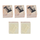 Maxbell Wooden Animal & Number Rubber Stamp for Scrapbooking DIY Craft Decor Koala