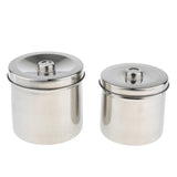 Maxbell Stainless Steel Cotton Disinfection Tank Sterilizing Container Box Can 12 cm