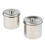 Maxbell Stainless Steel Cotton Disinfection Tank Sterilizing Container Box Can 12 cm