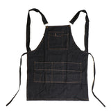 Maxbell 3 Pockets Adjustable Strap Men Women Home Cooking Kitchen Apron Black Soild S