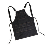 Maxbell 3 Pockets Adjustable Strap Men Women Home Cooking Kitchen Apron Black Soild S