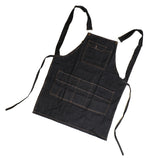 Maxbell 3 Pockets Adjustable Strap Men Women Home Cooking Kitchen Apron Black Soild S