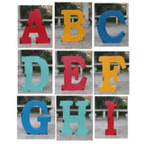 Maxbell Wooden Alphabet Craft Letter Plaque Wall Hanging Wedding Decoration J