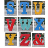 Maxbell Wooden Alphabet Craft Letter Plaque Wall Hanging Wedding Decoration J