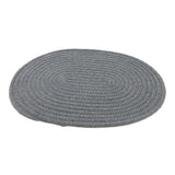 Maxbell 30*40cm Simple Elliptical Cotton Braided Woven Table Placemat Mat Coaster