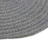 Maxbell 30*40cm Simple Elliptical Cotton Braided Woven Table Placemat Mat Coaster