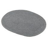 Maxbell 30*40cm Simple Elliptical Cotton Braided Woven Table Placemat Mat Coaster